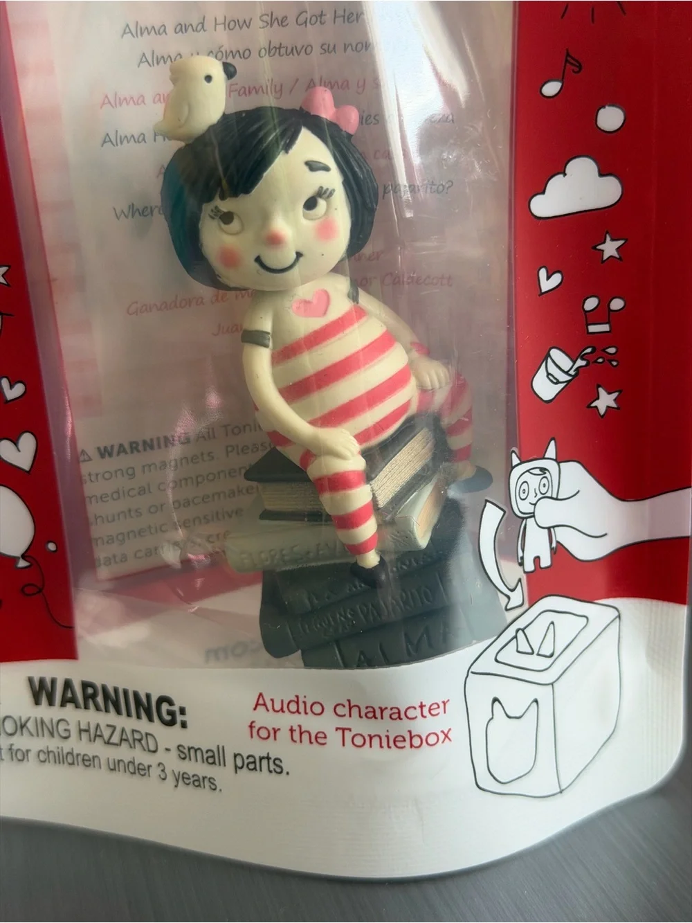 tonies Alma Audio Character Toy - Red and White